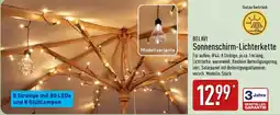 Aldi Nord BELAVI Sonnenschirm-Lichterkette Angebot