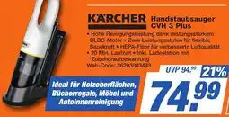 K+B Expert KÄRCHER Handstaubsauger CVH 3 Plus Angebot
