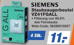 K+B Expert SIEMENS Staubsaugerbeutel VZ41FGALL Angebot