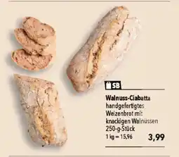CITTI Markt Walnuss-Ciabatta Angebot