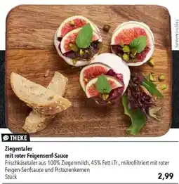 CITTI Markt Ziegentaler mit roter Feigensenf-Sauce Angebot
