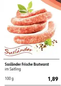CITTI Markt Susländer Frische Bratwurst Angebot