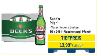 METRO Beck's Pils Angebot