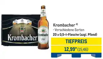 METRO Krombacher Angebot