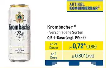 METRO Krombacher Angebot