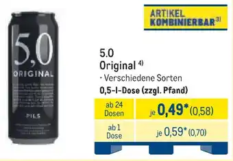 METRO 5.0 ORIGINAL Angebot