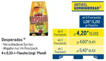 METRO Desperados Angebot
