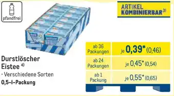 METRO Durstlöscher Eistee Angebot