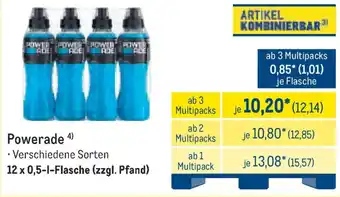 METRO Powerade Angebot