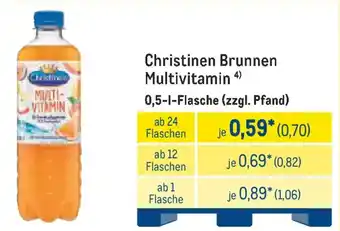 METRO Christinen Brunnen Multivitamin Angebot