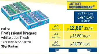 METRO extra Professional Dragees white oder fresh Angebot