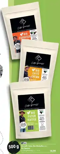 CITTI Markt Bio Caffè Crema, Bio Filterkaffee oder Bio Espresso Angebot