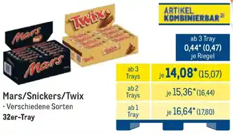 METRO Mars/Snickers/Twix Angebot