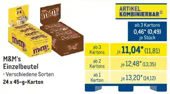 METRO M&M's Einzelbeutel Angebot