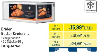 METRO Bridor Butter Croissant Angebot