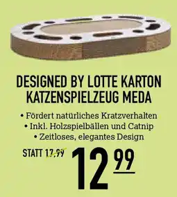 Kölle Zoo DESIGNED BY LOTTE KARTON KATZENSPIELZEUG MEDA Angebot