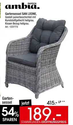 Zurbrüggen Ambia garden gartensessel san leone Angebot