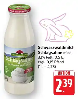 Edeka Neukauf Schwarzwaldmilch Schlagsahne Angebot