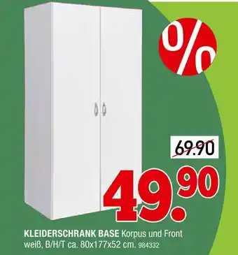 Osca Möbel Kleiderschrank base Angebot