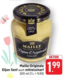 Edeka Neukauf Maille Originale Dijon Senf auch mittelscharf Angebot