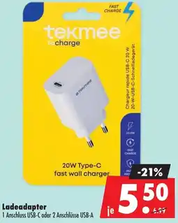 Mäc Geiz tekmee Ladeadapter Angebot