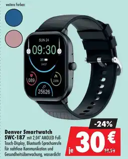 Mäc Geiz Denver Smartwatch SWC-187 Angebot