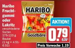 AEZ Haribo Frucht gummi oder Lakritz Angebot
