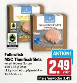 AEZ Followfish MSC Thunfischfilets Angebot
