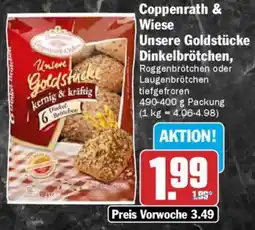 AEZ Coppenrath & Wiese Unsere Goldstücke Dinkelbrötchen Angebot