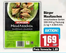 AEZ Bürger Maultaschen Angebot
