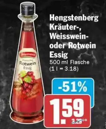 AEZ Hengstenberg Kräuter-, Weisswein- oder Rotwein Essig Angebot