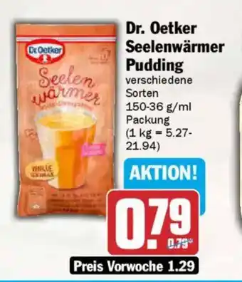 AEZ Dr Oetker Seelenwärmer Pudding Angebot