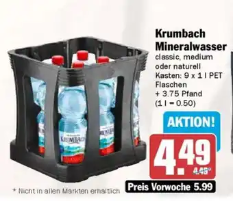 AEZ Krumbach Mineralwasser Angebot
