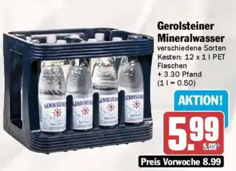 AEZ Gerolsteiner Mineralwasser Angebot