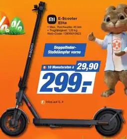 K+B Expert Xiaomi E-Scooter Elite Angebot