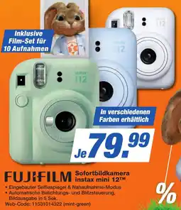 K+B Expert FUJIFILM Sofortbildkamera instax mini 12 Angebot