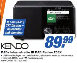 K+B Expert KENDO DAB+ Internetradio IR DAB Radio+ 25EX Angebot