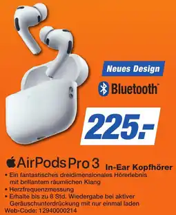 K+B Expert Apple AirPods Pro 3 In-Ear Kopfhörer Angebot
