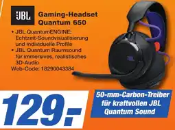 K+B Expert JBL Gaming-Headset Quantum 650 Angebot