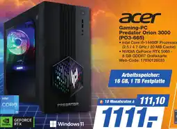 K+B Expert acer Gaming-PC Predator Orion 3000 (PO3-665) Angebot
