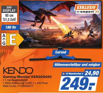 K+B Expert KENDO Gaming-Monitor KEN32G680 Angebot