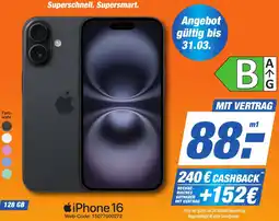 K+B Expert Apple iPhone 16 Angebot