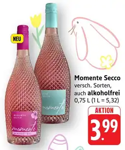 Edeka Neukauf Momente Secco auch alkoholfrei Angebot