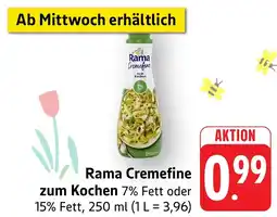 Edeka Neukauf Rama Cremefine zum Kochen Angebot