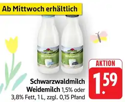 Edeka Neukauf Schwarzwaldmilch Weidemilch Angebot