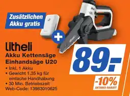 K+B Expert Litheli Akku Kettensäge Einhandsäge U20 Angebot