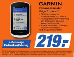K+B Expert GARMIN Fahrradcomputer Edge Explore 2 Angebot