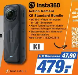 K+B Expert Insta360 Action Kamera X5 Standard Bundle Angebot