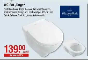 V Baumarkt Wc-set „targa“ Villeroy & Boch Angebot