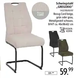 Zurbrüggen Schwingstuhl ,,GREGORIO" Angebot
